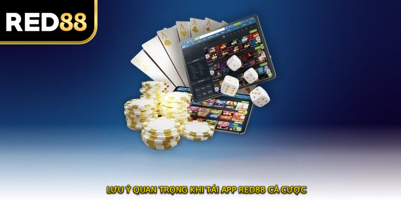 Lưu ý quan trọng khi TẢI APP RED88 cá cược